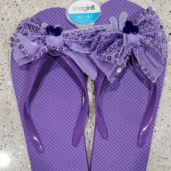 Custom OLD NAVY and imagine flip flops sandals . - Picture 2 of 7